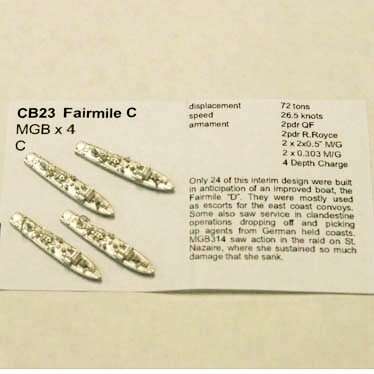 CB23 Fairmile C MGB - Click Image to Close